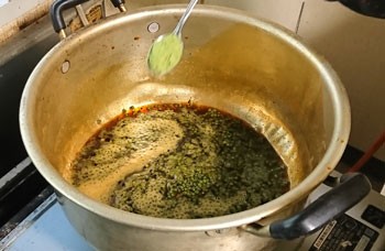 朝倉山椒のしいか（製造工程）