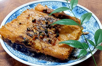 朝倉山椒のしいか（製造工程）