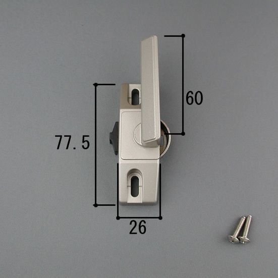三協アルミ 補修部品 クレセント(窓用鍵) テラスタイプ用 L/左勝手