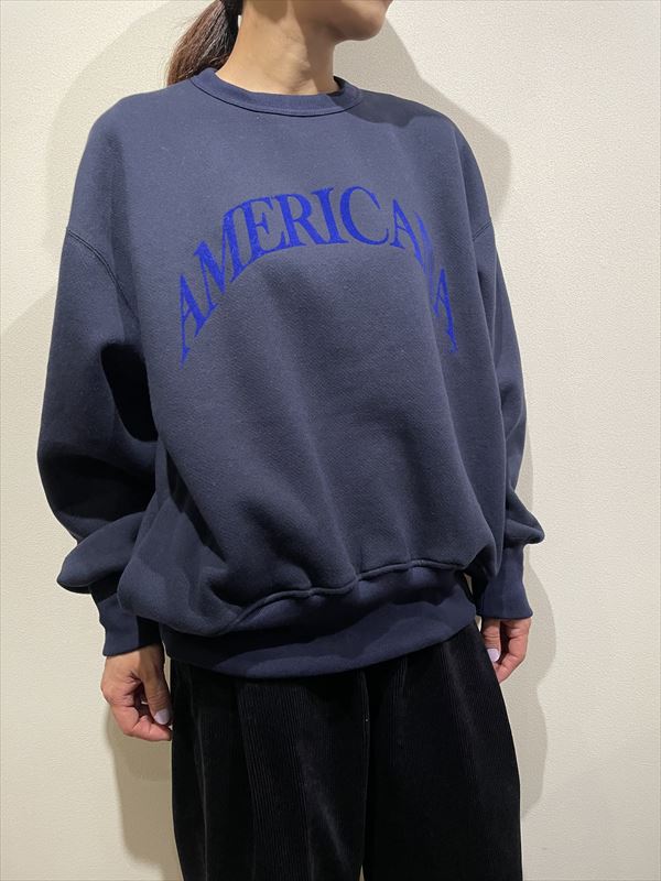 AMERICANA アメリカーナ ワイドプルオーバークルースウェット