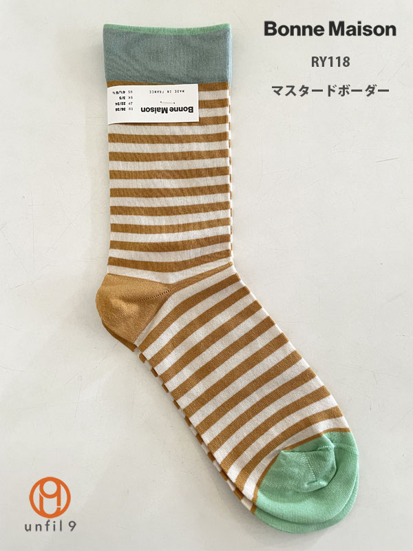 BONNE MAISON ボンメゾン STRIPED ソックス 靴下｜shop-unfil9｜04