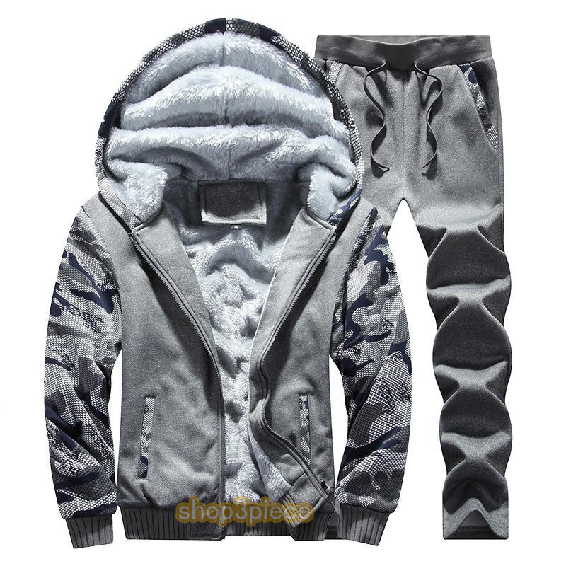 激安 暖かい セットアップ メンズ 上下セット スウェット 裏起毛 迷彩
