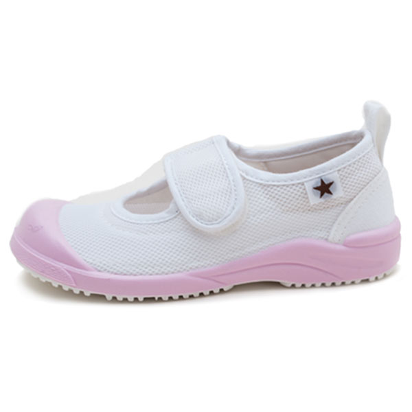 MOONSTAR ムーンスター MSリトルスター02 高機能 上履き メッシュ 子供 上履 かわいい 上靴 マジック 室内履き 幼稚園 学校 スクール 日本製 バレエシューズ /ST | MoonStar | 01