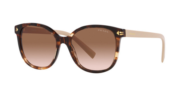 PRADA サングラス クリアブラウン PRADA クリアフレームサングラス ブラウン 大人気 数量限定 アイ