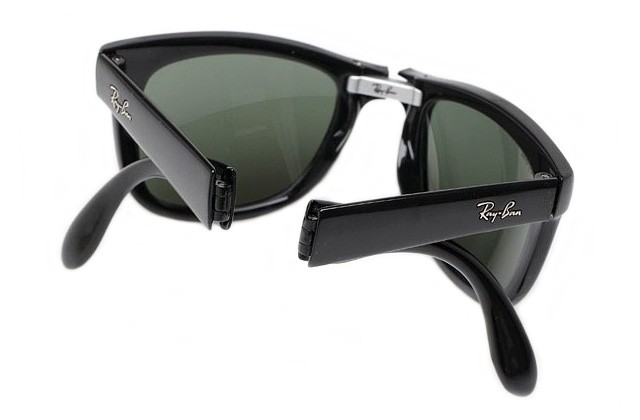 Rayban 正規品 レイバン ウェイファーラー フォールディング 六つ折れ サングラス Rb4105 601s 50 ユニセックス マットブラック G 15 再再販