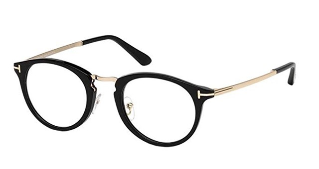 トムフォード TOM FORD 「JSB 今市氏 着用モデル」 ボストン ブラック/シャンパンゴールド TF5467-001-50 ユニセックス  メガネフレーム