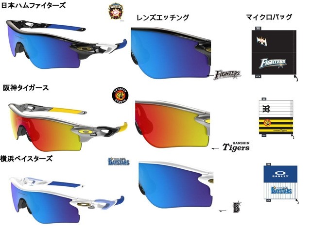 オークリー サングラス レーダーロックパス 日ハムモデル 限定品 最新ニュース｜富士メガネ