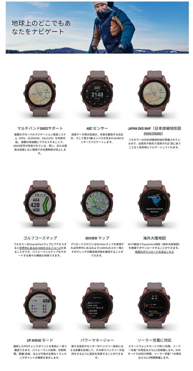 GARMIN Fenix7S 【正規品 日本語版】ガーミン フェニックス７S