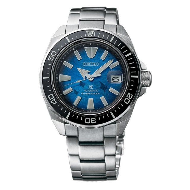 セイコー ダイバースキューバ【Save the Ocean Special Edition】SEIKO サムライ マンタブルーダイアル 自動巻  200m潜水用防水 SBDY065 メンズ