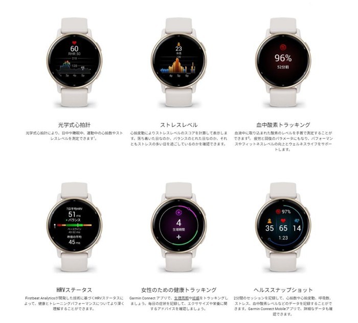 GARMIN VIVOACTIVE5【正規品 日本版】ガーミン ヴィヴォアクティブ５ オーキッド 有機ELタッチパネル GPS スマートウオッチ  ユニセックス&レディース : va5-0100286243 : proshopb1 - 通販 - Yahoo!ショッピング