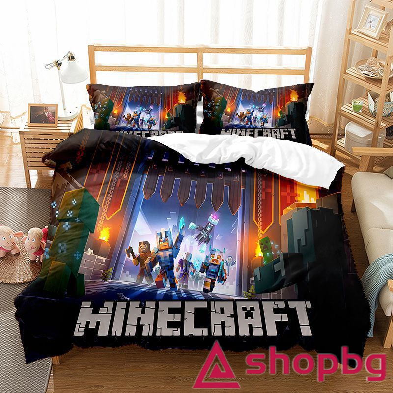 マインクラフト 寝具カバーセット 3点セット 布団カバー