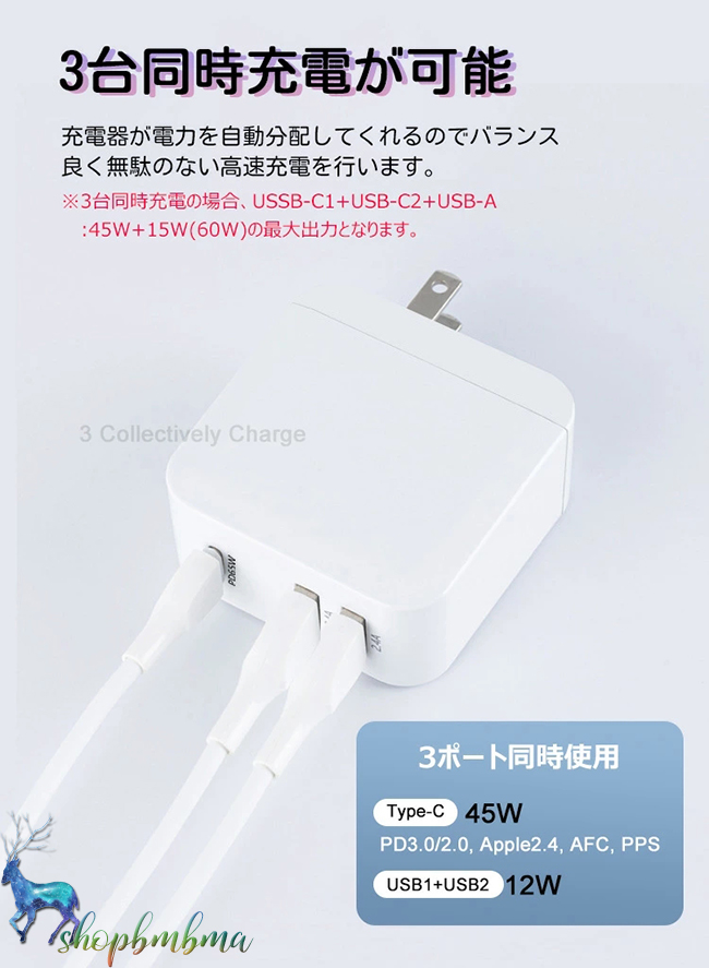 再販ご予約限定送料無料] AUKEY USB充電器 TypeC タイプC 65W Omnia Mix PA-B3 ACアダプター スマホ iPhone  Android ノートパソコン 急速充電 高速 TypeA タイプA オーキー highart.com.eg