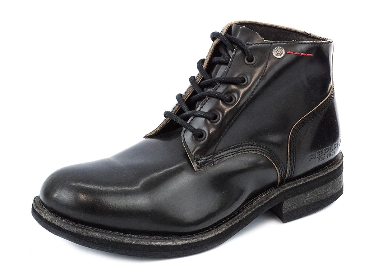 【入荷予定】リプレイ 革靴 GMC15 ショートブーツ ブラック 26cm ドレス/ビジネス
