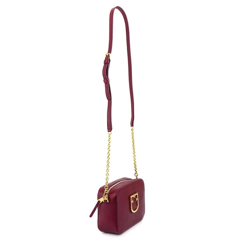 Furla フルラ クロスボディバッグ 19年 年秋冬新作 Crossbody ミニ Brava Mini Crossbody レディース ショルダーバッグ ブラーヴァ ミニ チェリーレッド Ihj Shop Carves