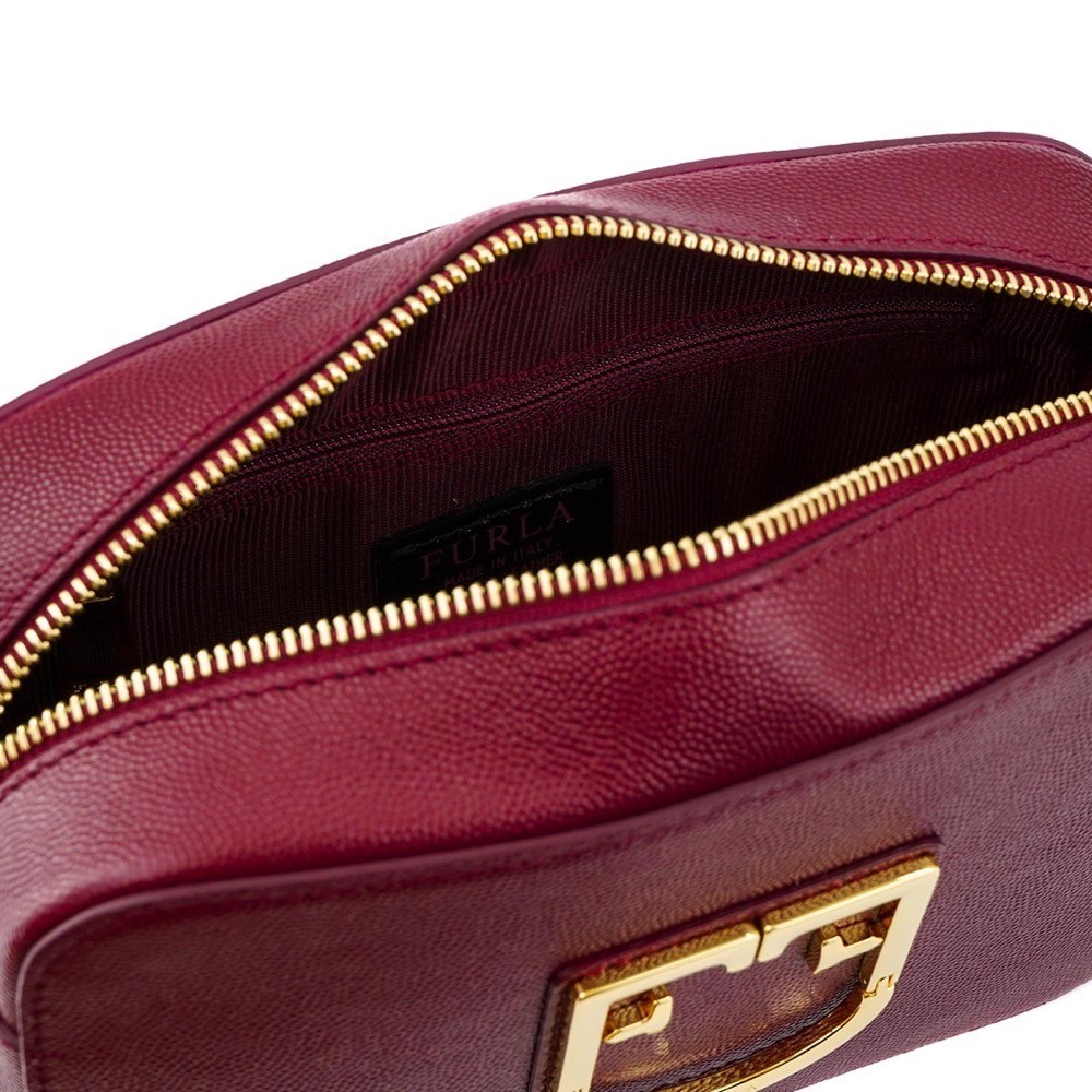 Furla フルラ クロスボディバッグ 19年 年秋冬新作 Crossbody ミニ Brava Mini Crossbody レディース ショルダーバッグ ブラーヴァ ミニ チェリーレッド Ihj Shop Carves