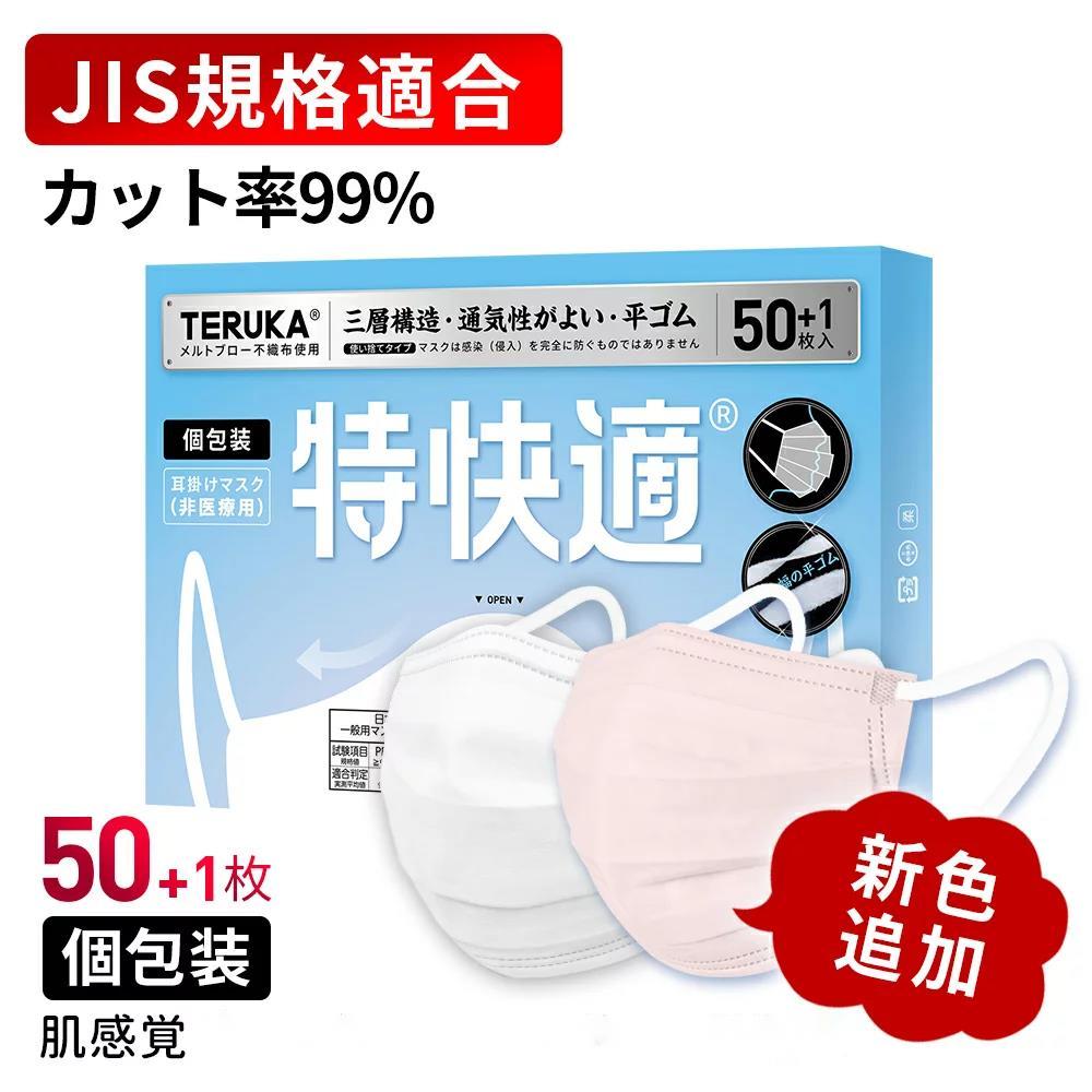 2箱セット！不織布マスク ホワイト ピンク BFE/PFE/VFE99% 個包装