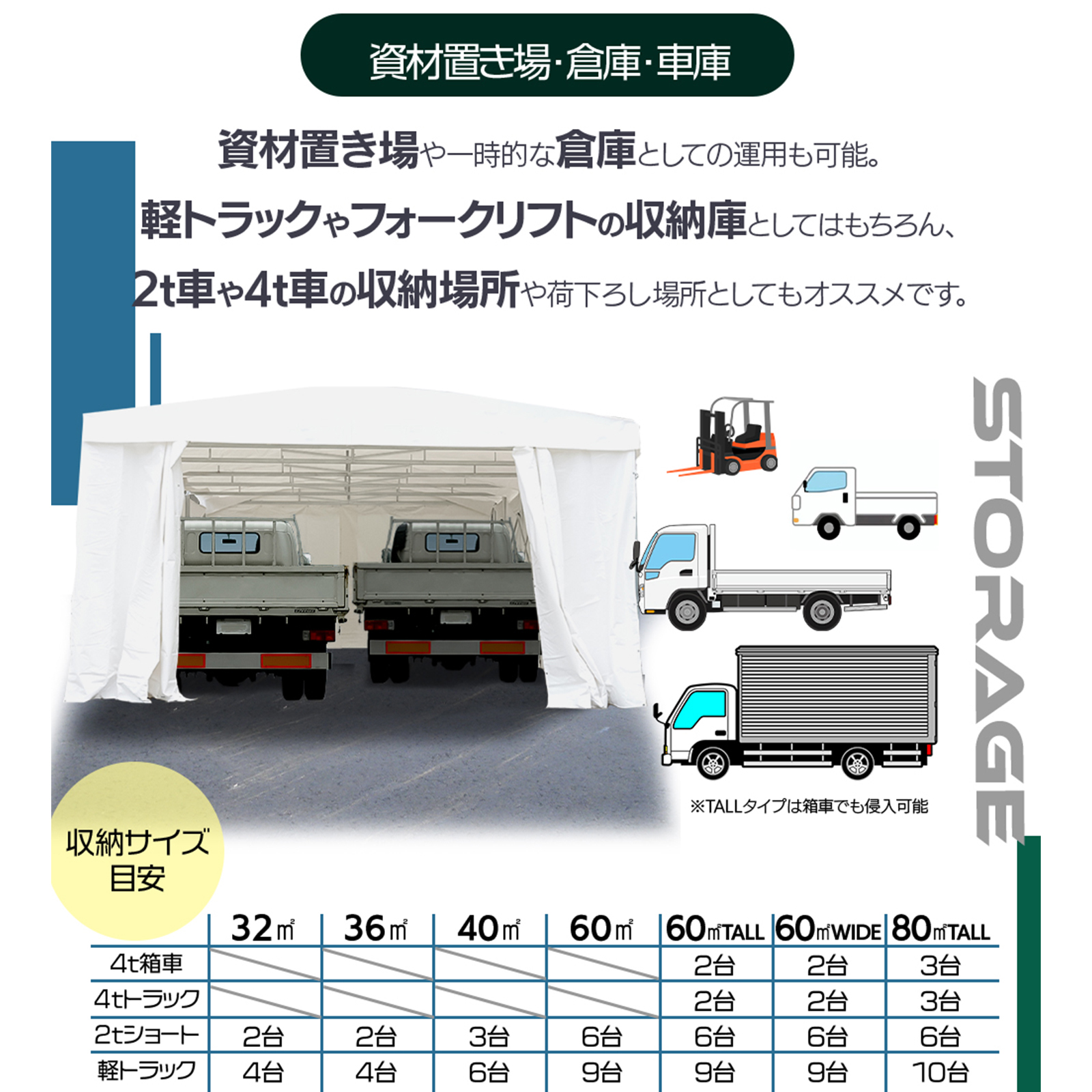 SUNGA DOMEDEPOT テント倉庫 ガレージテント 36平米 10坪 間口6m