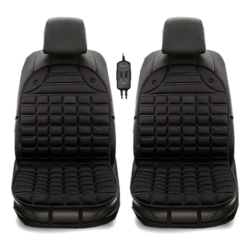 当店限定販売急速加熱 ホットカーシート 運転席助手席タイプ ホットカーシート シートヒーター 車用 12V 温度調整 KAHOUJOSET 暖房  滑り止め 車載 過熱防止 内装用品