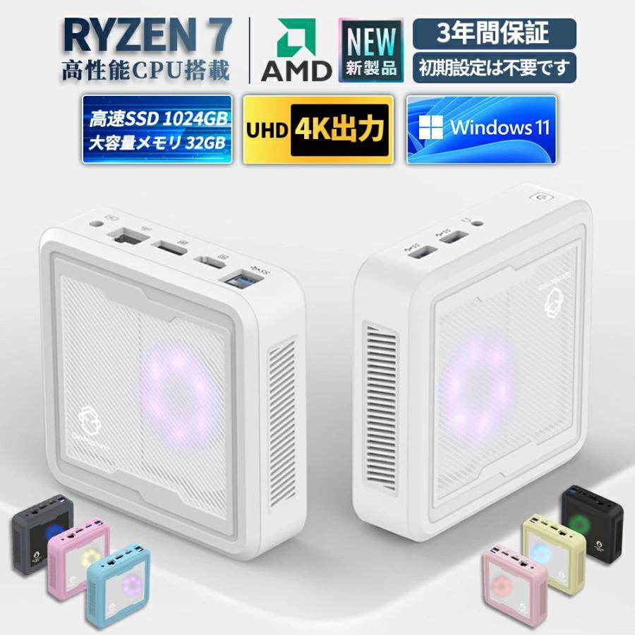 ミニPC minipc Windows 11 AMD Ryzen7 5800U 8コア16スレッド mini pc