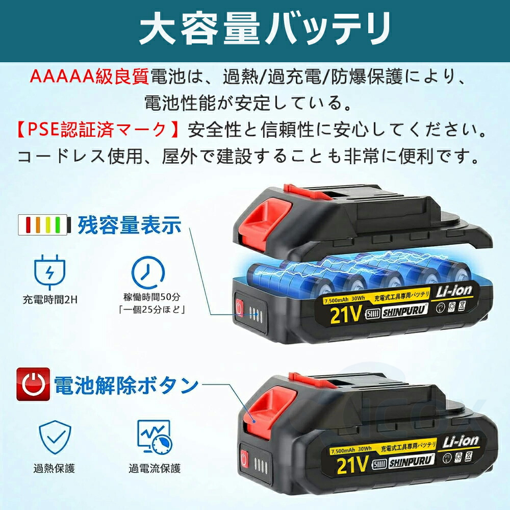 高圧洗浄機 20L折り畳みバケツ コードレス 充電式高圧洗浄機 6in1