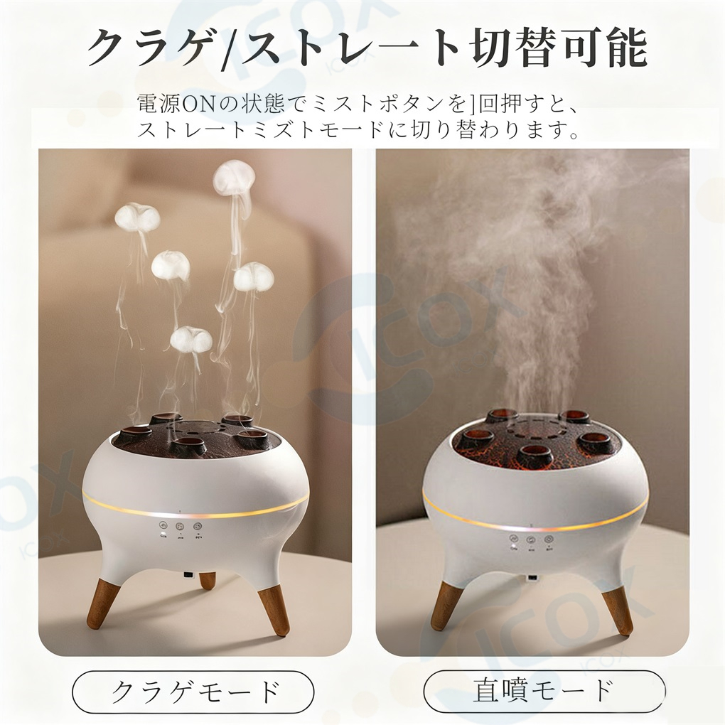 UrbanOutfitters 加湿器　ディフューザー　アロマ　UFO 宇宙人 2026新品○音楽連動】アロマ加湿器 超音波 クラゲ アロマ