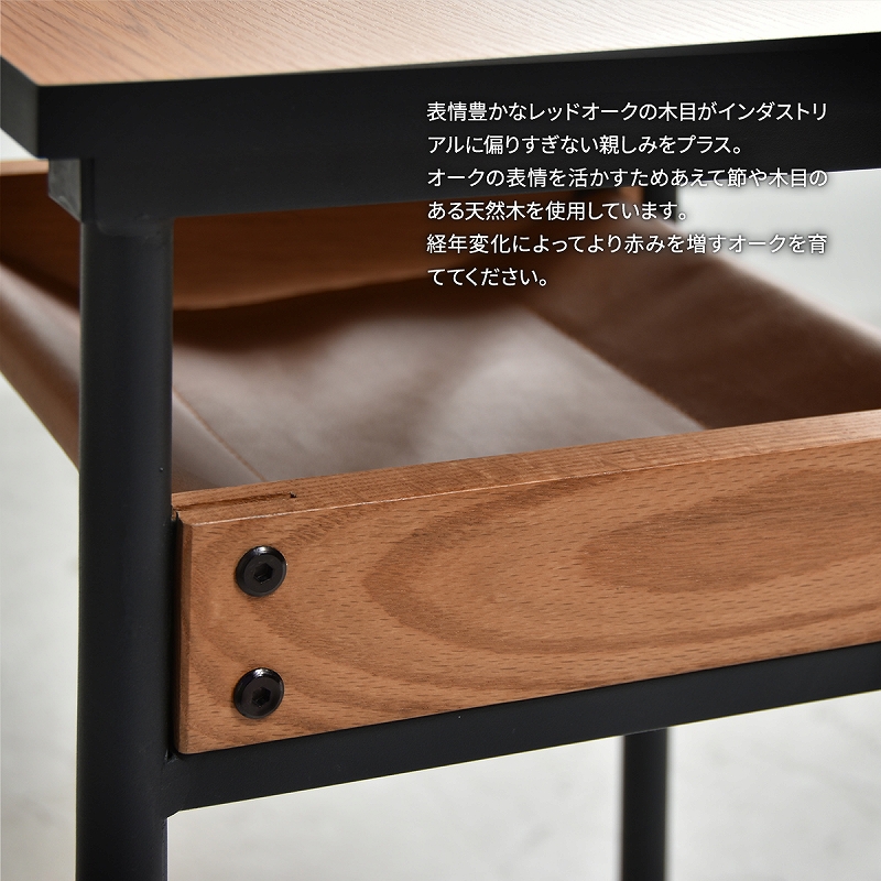 サイドテーブル おしゃれ 木製 スチール 正方形 幅40cm PVC レザー 棚付き メラミン加工 防水 ミッドセンチュリー インダストリアル  コーヒーテーブル