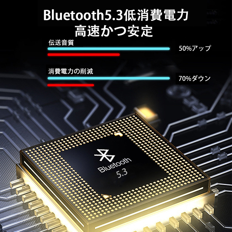 空気伝導ワイヤレスイヤホン OWS式 Bluetooth5.3 耳掛け式 高音質 Hi-Fi 超軽量 玉石細工 残量表示 コンパクト LED 人間工学設計｜shopfleurit｜12