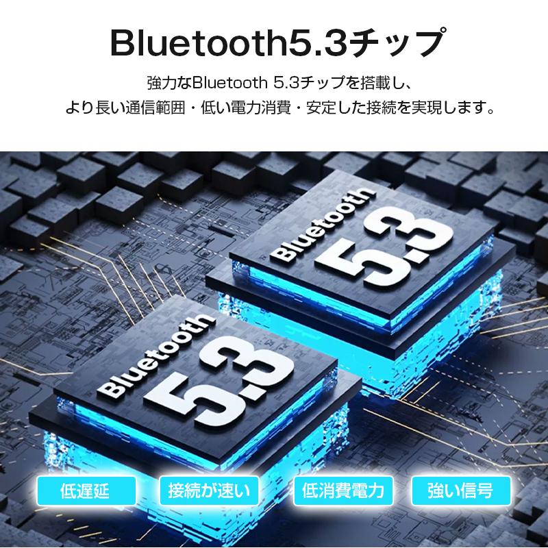 骨伝導イヤホン ワイヤレスイヤホン Bluetooth5.3 イヤーカフ型 挟んで装着 快適 ながら聴きに ENCマイク ノイズキャンセリング HiFi高音質 充電ケース付き｜shopfleurit｜09