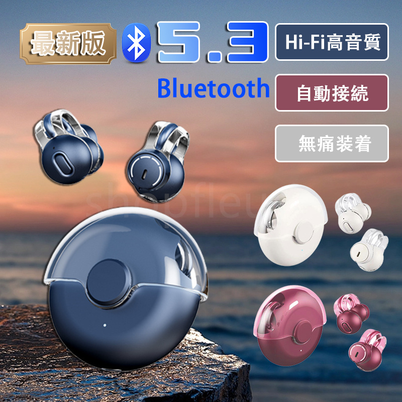 ワイヤレスイヤホン Bluetooth5.3 小型 ブルートゥース 高音質 Hi-Fi 超軽量 省エネ 丸形 自動接続 生活防水 ENC通話ノイズ低減 プレゼント