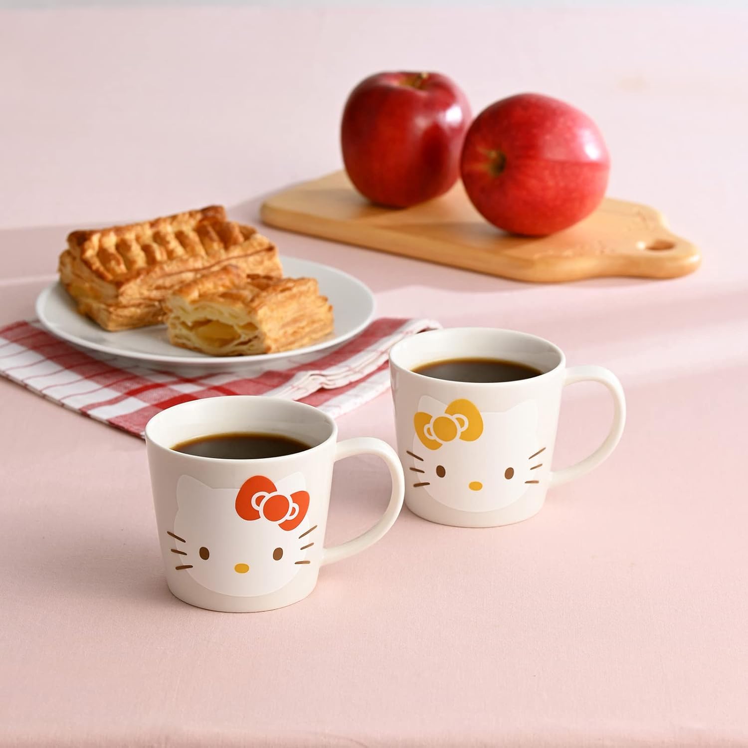 ハローキティ キティ & ミミィ ペアマグ マグカップ 金正陶器