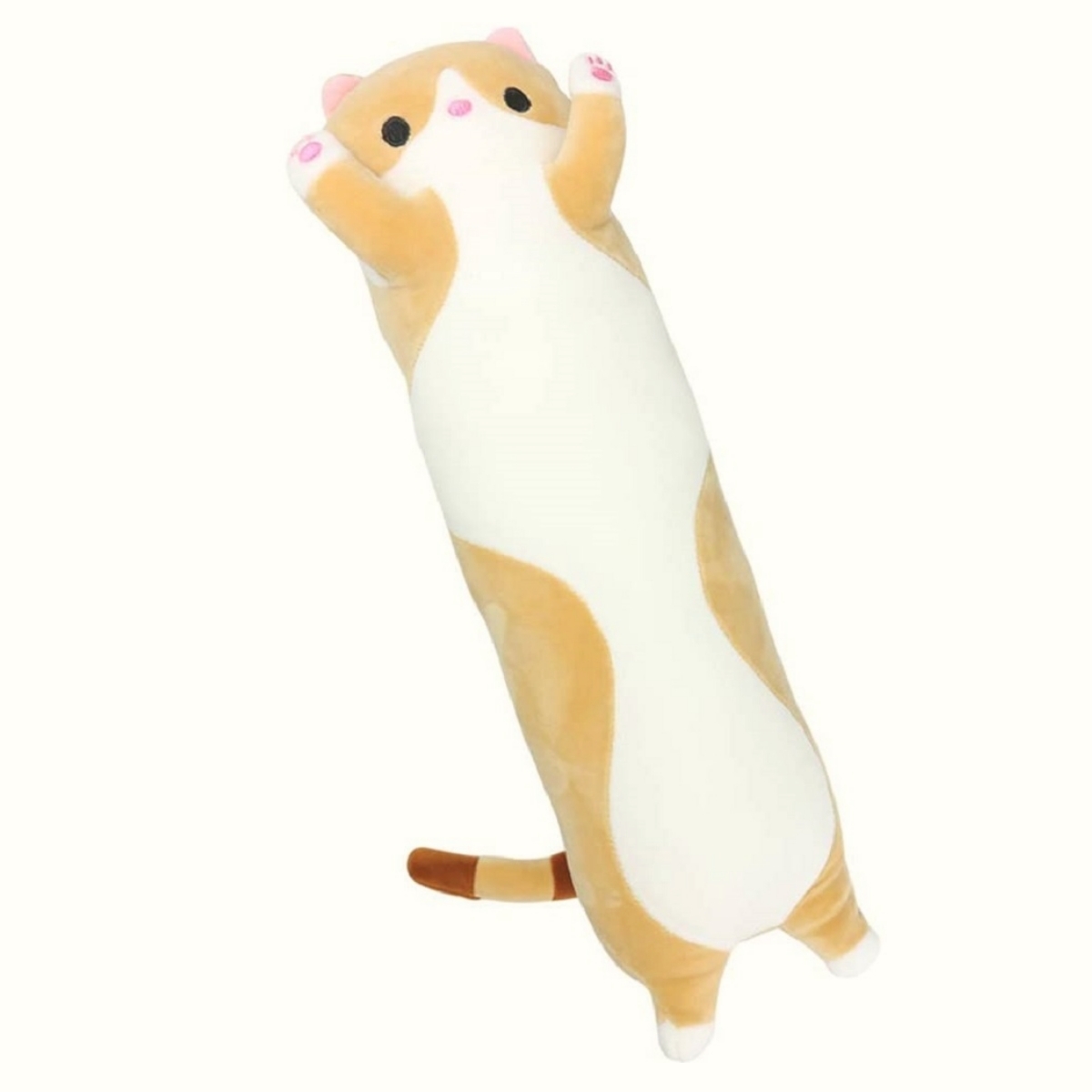 猫ちゃん ぬいぐるみ クッション 抱き枕 ふんわり やわらかい 癒し クリスマス プレゼント インテリア (50cm×12cm)｜shopgallery-abientot｜02