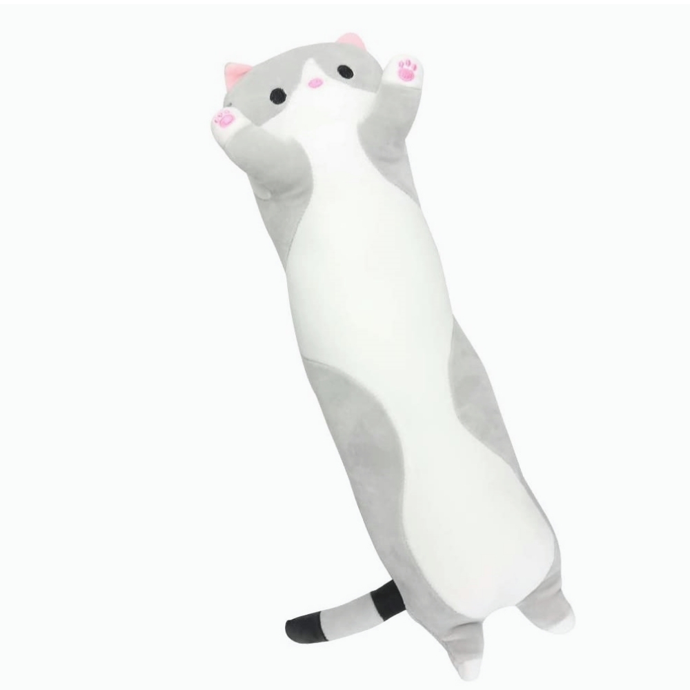 猫ちゃん ぬいぐるみ クッション 抱き枕 ふんわり やわらかい 癒し クリスマス プレゼント インテリア (50cm×12cm)｜shopgallery-abientot｜03