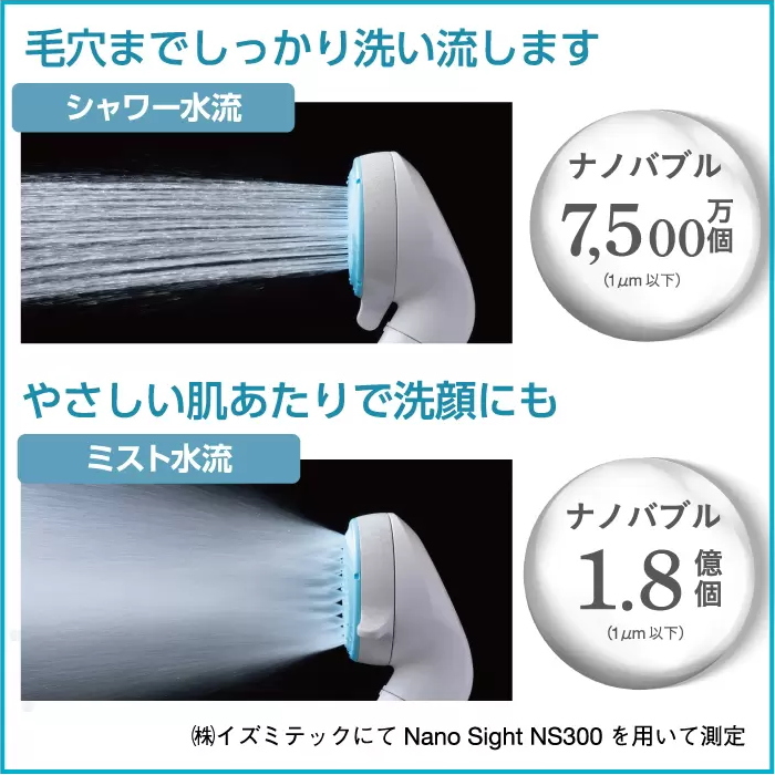 ゼンケン マイクロナノバブル浄水シャワーヘッド ピュア
