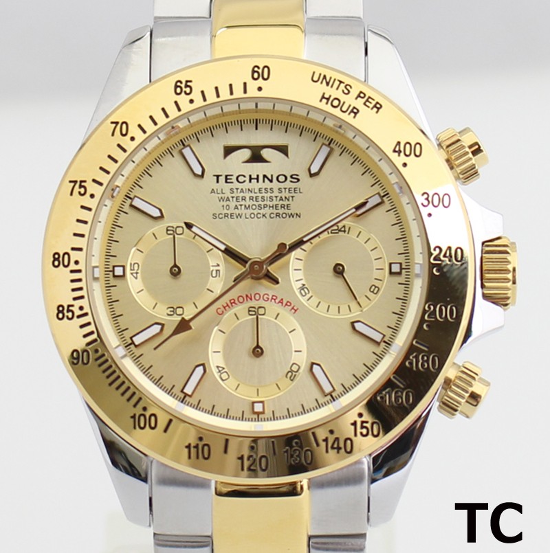 TECHNOS（テクノス） クロノグラフ腕時計 スポーティ精悍な多機能ウォッチ！ T4684｜shopkazu｜02