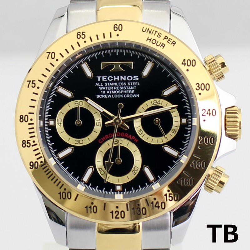 TECHNOS（テクノス） クロノグラフ腕時計 スポーティ精悍な多機能ウォッチ！ T4684｜shopkazu｜04