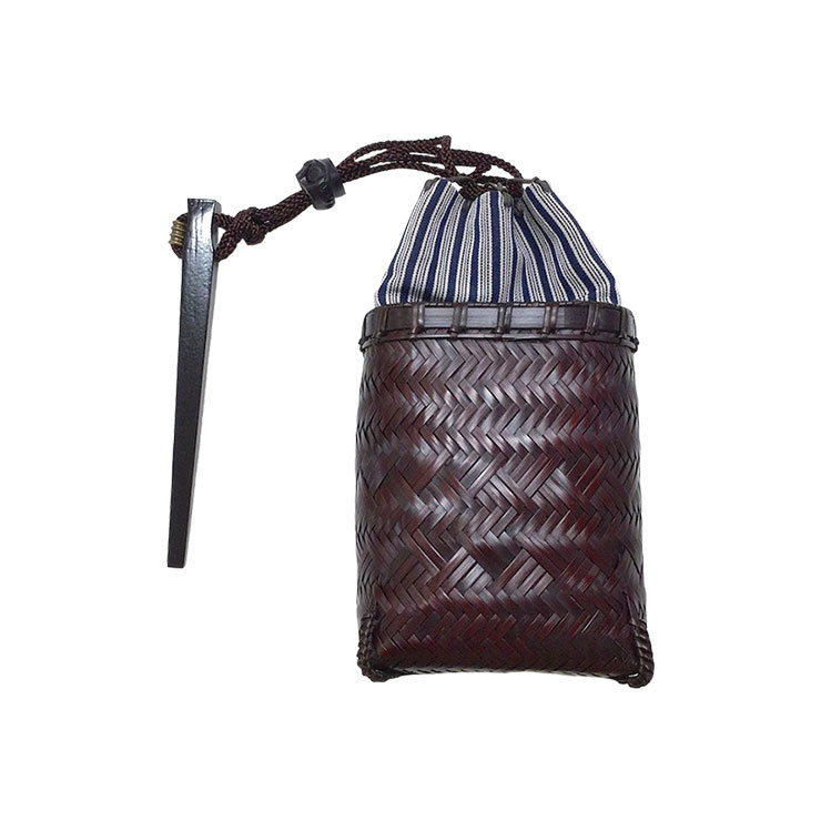 男性用ミニ竹籠巾着