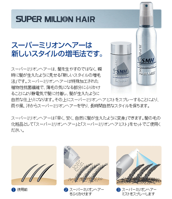 お得なセット販売 ルアン スーパーミリオンヘアー 30g & ヘアミスト