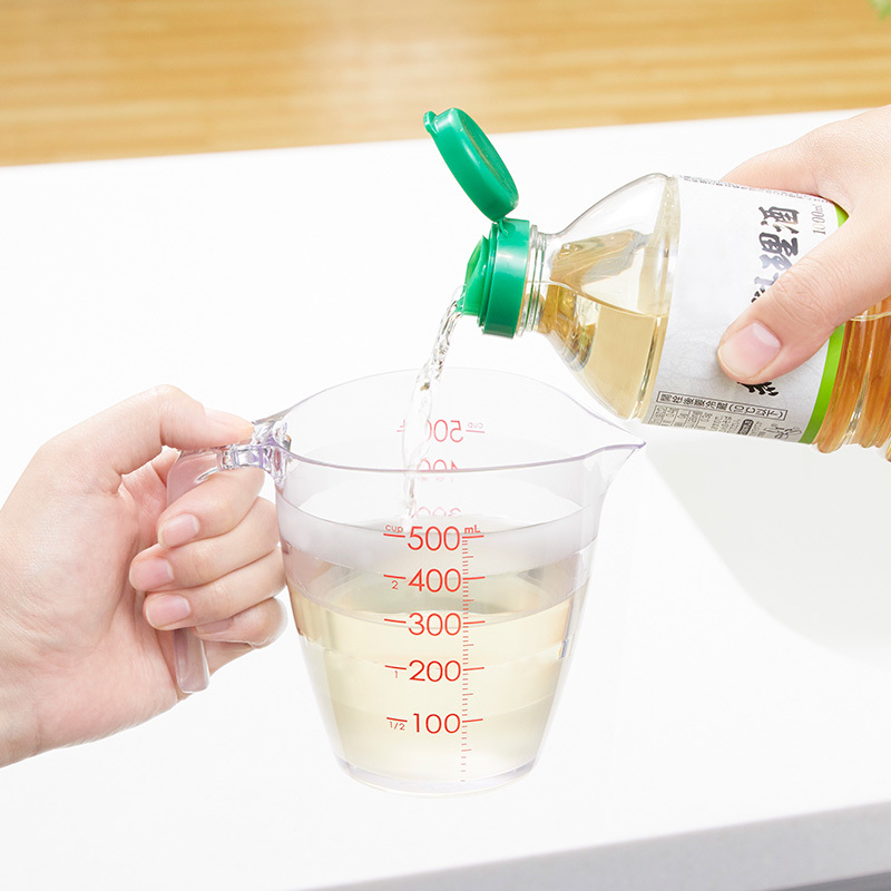 マーナ キッチン 目盛りが見やすい計量カップ 500ml クリア K728 注ぎやすい 液だれしにくい K728 マーナ公式 ヤフー店 通販 Yahoo ショッピング