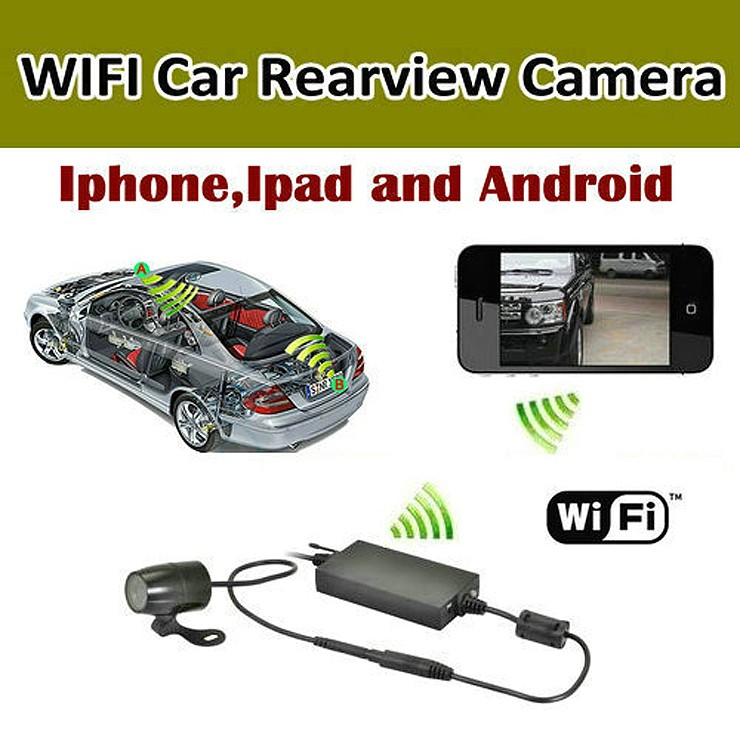 バックカメラ が Wi Fi接続 人気 で スマホを使って Ma Wii11 が出来る 車 の後方確認