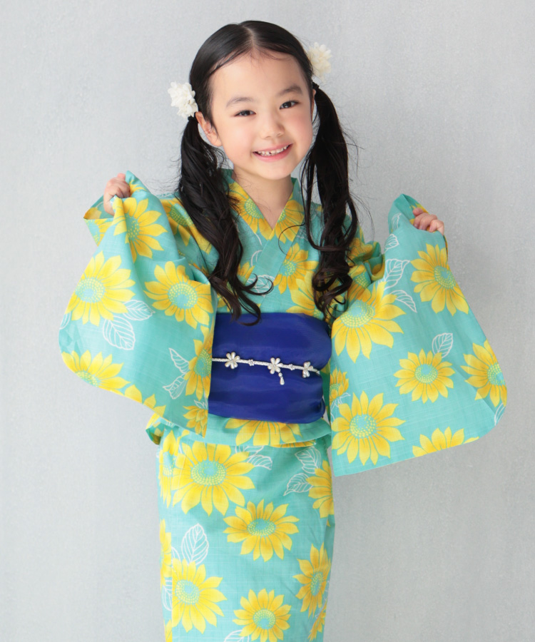 キッズ 浴衣 子供 女の子 セパレート 着崩れしにくい 2WAY 浴衣
