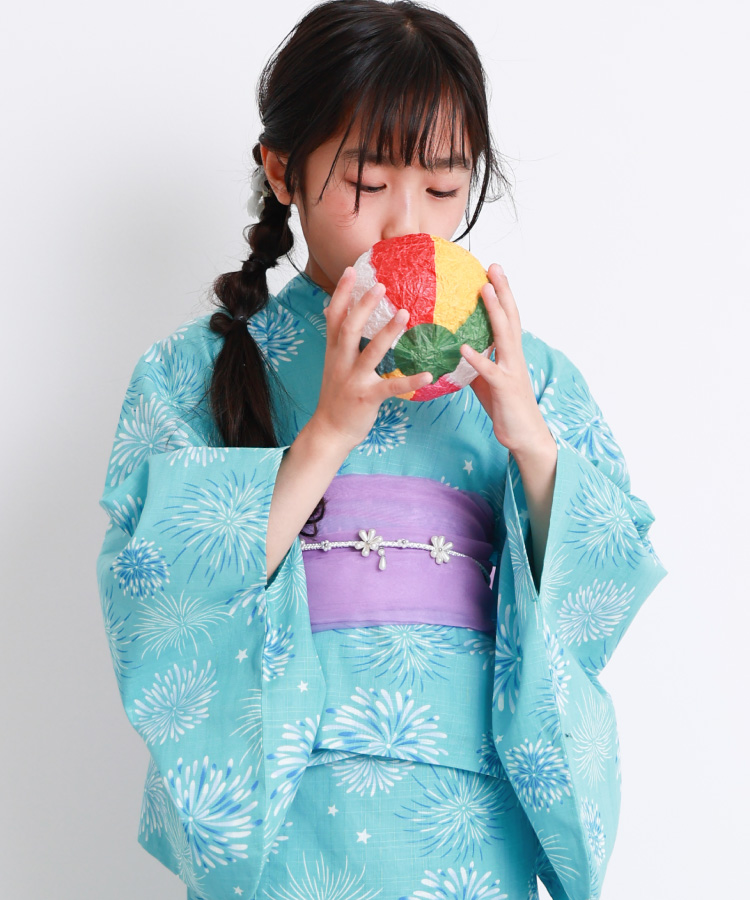 浴衣 子供 女の子 セパレート ワンピース 2WAY キッズ 浴衣セット 帯