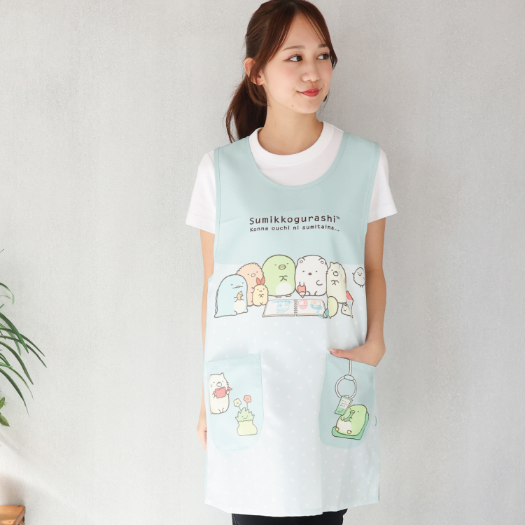 sanrio（サンリオ） エプロン 保育士 キャラクター 大きいサイズ すみ