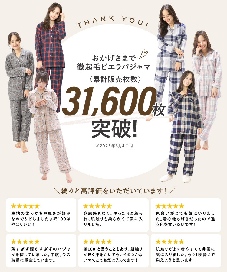 パジャマ レディース 長袖 綿100％ 前開き かわいい 薄手 秋 春 ビエラ パジャマ レディース  ルームウェア 可愛い チェック ストライプ テーラー襟 母の日 ギフト 微起毛 ソフト加工 入院 Roomsuppli ルームサプリ M L LL 2L サイズ