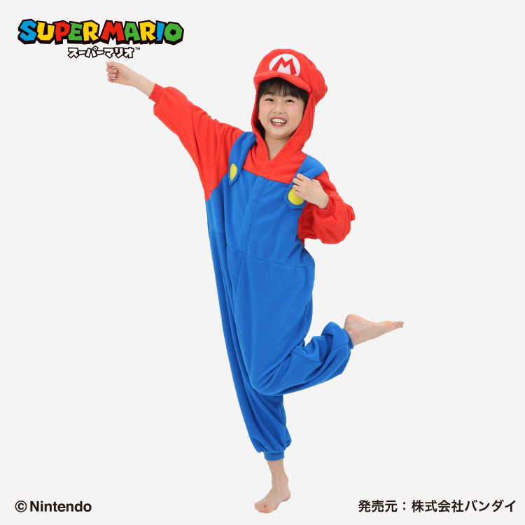 スーパーマリオ 着ぐるみ 子供用 マリオ スーパーマリオブラザーズ