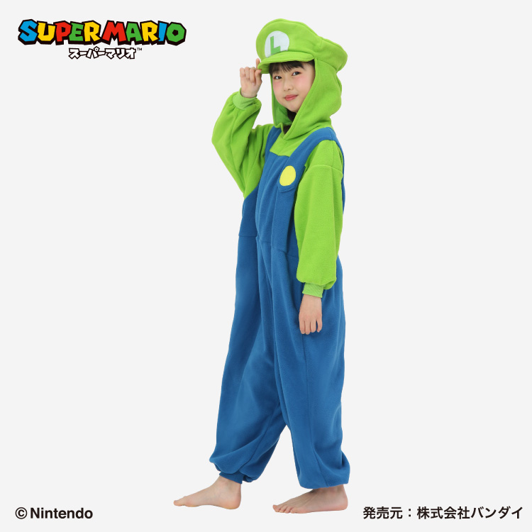 スーパーマリオ 着ぐるみ 子供用 ルイージ スーパーマリオブラザーズ