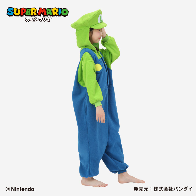 スーパーマリオ 着ぐるみ 子供用 ルイージ スーパーマリオブラザーズ