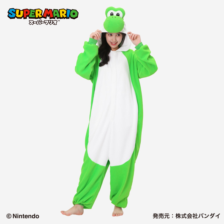 本日発送可能　レディース ヨッシー マリオコラボ　ハロウィン　コスプレ スーパーマリオ 着ぐるみ 大人用 ヨッシー スーパーマリオブラザーズ
