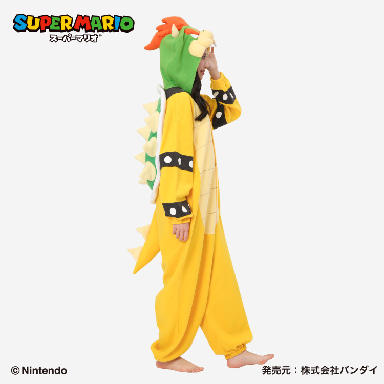 スーパーマリオ 着ぐるみ パジャマ 大人用 フリース クッパ スーパー