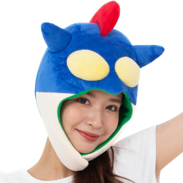 着ぐるみキャップ アクション仮面 クレヨンしんちゃん 大人用 帽子 ハロウィン ハロウィーン かぶりもの 被り物 プチハロウィン イベント コスプレ 仮装 学祭 USJ 忘年会 サザック SAZAC