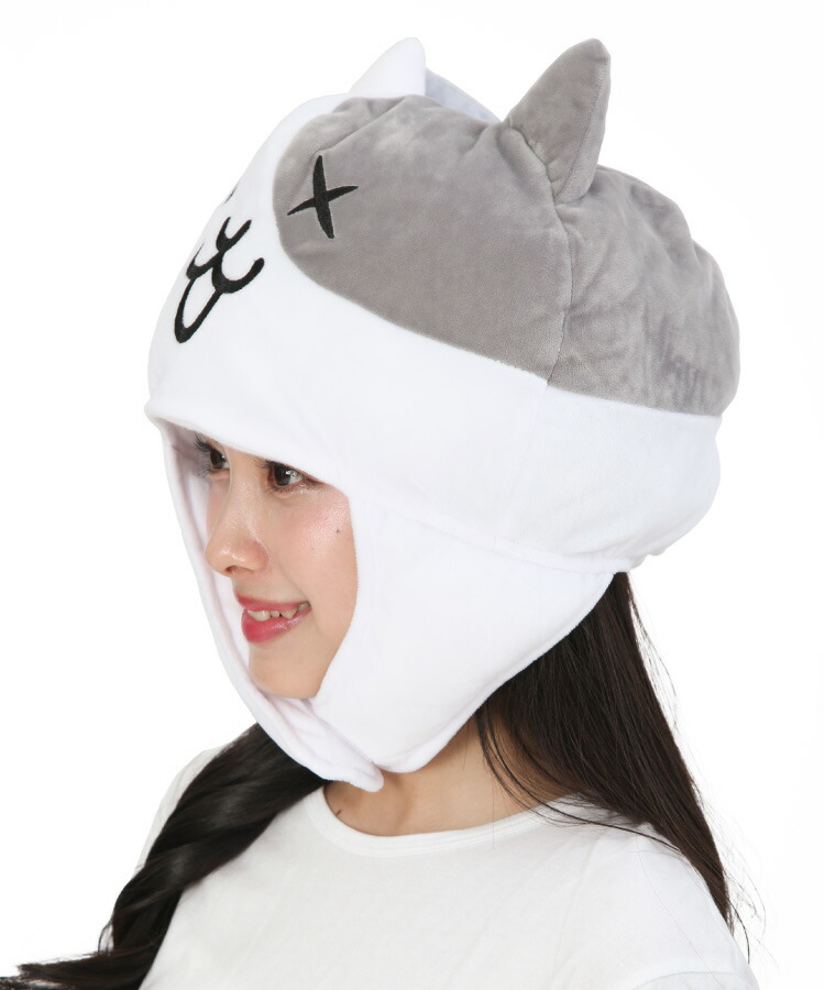 デラックスキャップ 着ぐるみキャップ 大人用 ベルボア にゃんこ大戦争